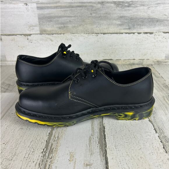 Dr. Martens 1461 Black Leather Platform Oxford Loafers Women’s 10 Lace Up New - Picture 6 of 7